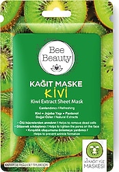 Bee Beauty Kivi Desenli Kağıt Yüz Maskesi