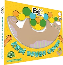 Bee Smart Ahşap Kedi Denge Oyunu
