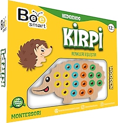 Bee Smart Ahşap Kirpi Bul Tak