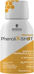 Bee&You Phenolix Çinko + D3 + C Vitamini Shot Propolis 50 ml