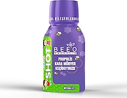 Bee'o Kara Mürver Keçiboynuzu Çocuk Shot Propolis 50 ml