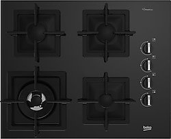 Beko BOCD K 6510 DWYS Siyah Wok Gözlü Cam Ankastre Ocak