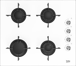 Beko BSTOC 827 B Beyaz Cam Set Üstü Ocak