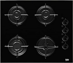 Beko HTSG 64120 S Siyah Cam Set Üstü Ocak