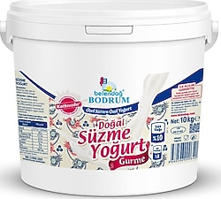 Belendağ Bodrum Gurme Süzme Doğal Yoğurt 10 kg