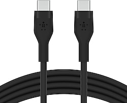 Belkin BoostCharge Flex 1 m Siyah Type-C to Type-C Hızlı Şarj Kablosu