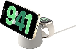 Belkin BoostCharge Pro Krem 2in1 Kablosuz Hızlı Şarj Aleti