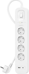 Belkin SRB001 2 m 4'lü 2 USB'li Akım Korumalı Priz