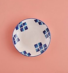 Bella Maison Blue Tile 20 cm Seramik Yemek Tabağı