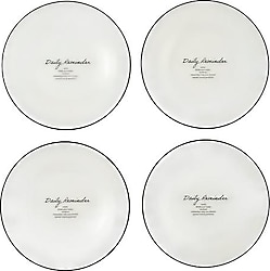 Bella Maison Daily Reminder 19 cm 4'lü Pasta Tabağı
