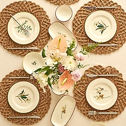 Bella Maison Garden 12 Parça 4 Kişilik Porselen Kahvaltı Takımı
