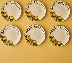 Bella Maison Lemoncello 19 cm 6'lı Pasta Tabağı