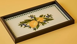 Bella Maison Lemoncello 22x37 cm Cam Tepsi
