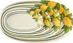 Bella Maison Lemoncello 4'lü Porselen Sunum Tabağı