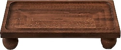 Bella Maison Wooden 17x30 cm Dikdörtgen Ahşap Sunum Standı