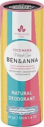 Ben & Anna Coco Mania 40 gr Stick Deodorant