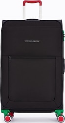 Benetton 14BNT2800-01 Kumaş Siyah Büyük Boy Valiz