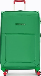Benetton 14BNT2800-01 Kumaş Yeşil Büyük Boy Valiz
