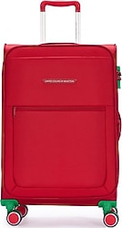 Benetton 14BNT2800-02 Kumaş Kırmızı Orta Boy Valiz