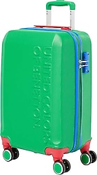 Benetton BNT600-01 ABS Yeşil Büyük Boy Valiz