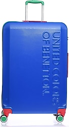 Benetton BNT600-01 ABS Mavi Büyük Boy Valiz