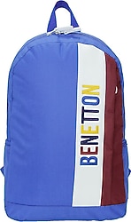 Benetton 70063 Mavi Bordo Okul Çantası