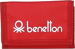 Benetton 70121 Kırmızı Fermuarlı Spor Cüzdan