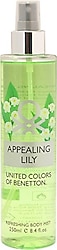 Benetton Appealing Lily Refreshing Body Mist 250 ml