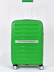 Benetton BNT1000 Polipropilen Yeşil Orta Boy Valiz