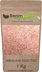 BenimAktar Gerçek Himalaya Tuzu Toz 1 kg