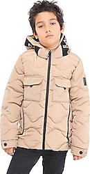 Benittokids 51230B Kapüşonlu Çocuk Şişme Mont