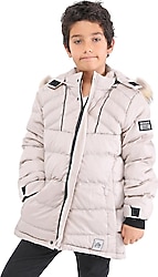 Benittokids 51237T Kapüşonlu Çocuk Şişme Mont