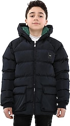 Benittokids 51276 Kapüşonlu Çocuk Şişme Mont
