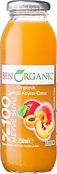 BenOrganic Şeftali Kayısı Elma Suyu 250 ml
