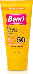 Benri 40 ml 50 Faktör Güneş Losyonu