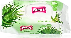Benri Aloe Vera Özlü 120 Yaprak Islak Mendil