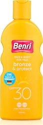 Benri Bronzluk Koruma 30 Faktör Güneş Sütü 150 ml