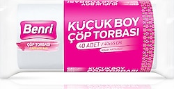Benri Küçük Boy Çöp Poşeti 40'lı