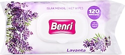 Benri Lavanta 120 Yaprak Islak Mendil