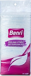 Benri Peeling Etkili 40'lı Yüz Temizleme Pedi