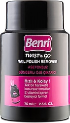 Benri Süngerli 75 ml Asetonsuz Oje Çıkarıcı