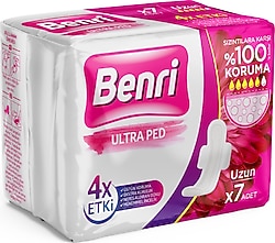 Benri Uzun 7'li Hijyenik Ped
