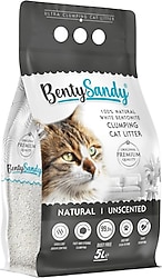 Bentysandy Kokusuz 5 lt İnce Taneli Bentonit Kedi Kumu