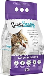 Bentysandy Lavanta Kokulu 10 lt İnce Taneli Bentonit Kedi Kumu