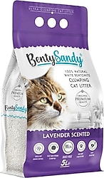 Bentysandy Lavanta Kokulu 5 lt İnce Taneli Bentonit Kedi Kumu