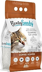 Bentysandy Kahve Kokulu 10 lt İnce Taneli Bentonit Kedi Kumu