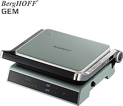 Berghoff Gem Retro 2000 W Mint Yeşil Izgara ve Tost Makinesi