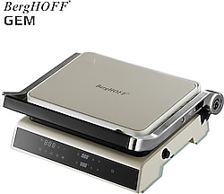 Berghoff Gem Retro 2000 W Vanilya Krem Izgara ve Tost Makinesi