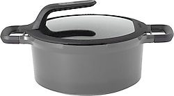 Berghoff Gem Stay Cool Gri 24 cm Derin Tencere