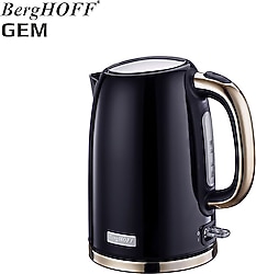 Berghoff Gem Titan 2200 W 1.7 lt Siyah Gold Kettle